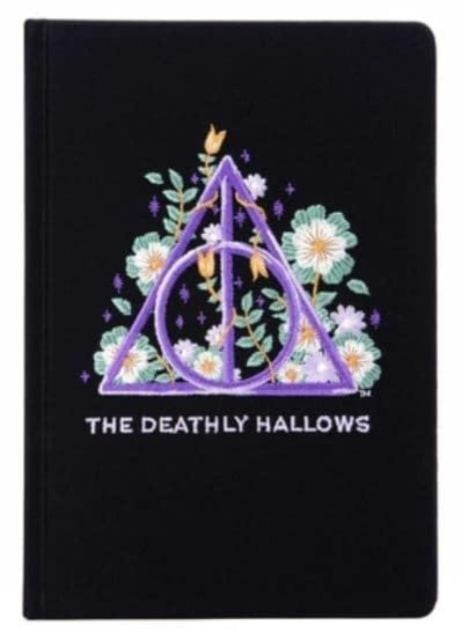 Hp Deathly Hallows Embroidered Journal