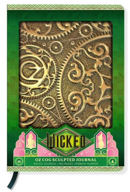 Wicked Oz Cog Sculpted Journal