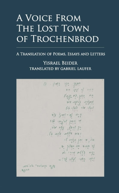 A Voice From The Lost Town Of Trochenbro By Beider, Yisrael