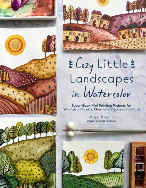 Cozy Little Landscapes In Watercolor By Moreno, Mayo
