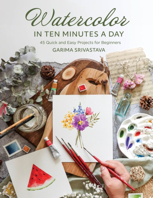 Watercolor In 10 Minutes A Day By Srivastava, Garima