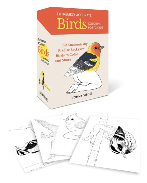 Extremely Accurate Birds Coloring Postca By Siegel, Tommy