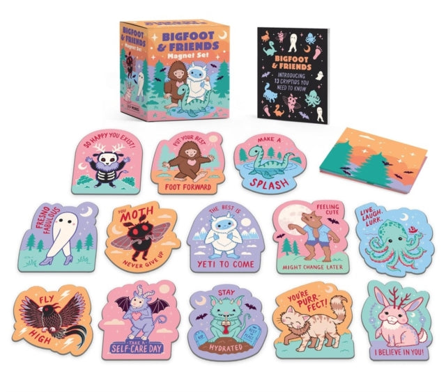 Bigfoot Friends Magnet Set