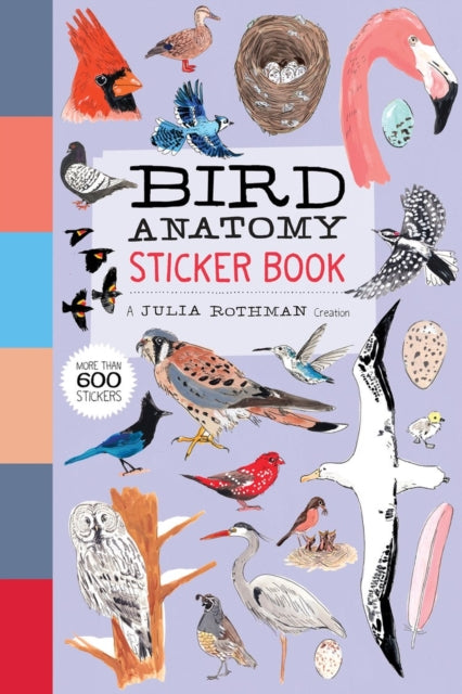 Bird Anatomy Sticker Book By Rothman, Julia