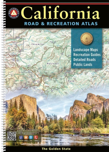 California Road Recreation Atlas By Benchmark Maps