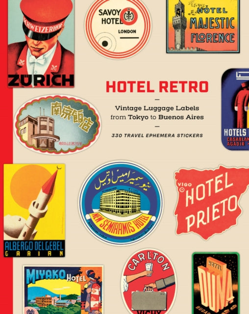 Hotel Retro Vintage Luggage Labels From
