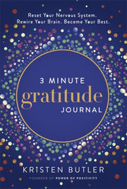 3 Minute Gratitude Journal By Butler, Kristen